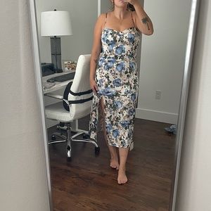 Abercrombie floral midi dress